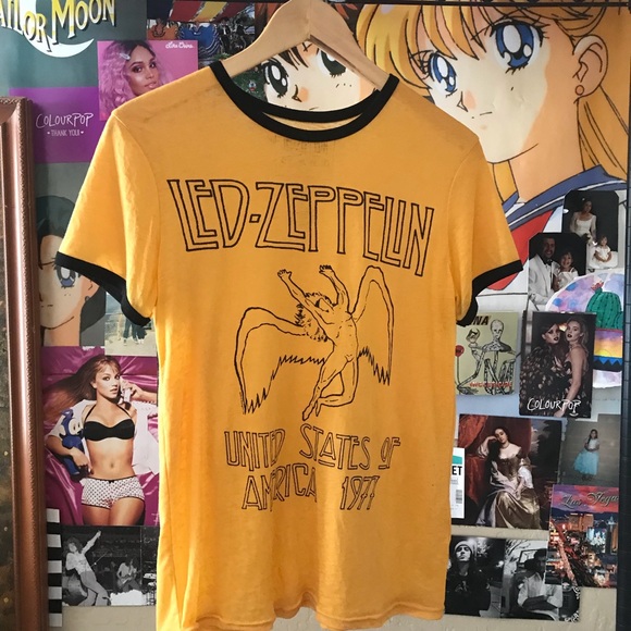 led zeppelin shirt forever 21